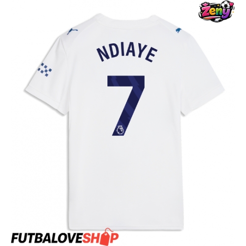 Dres Manchester City Iliman Ndiaye #7 Tretina pre Ženy 2026-27 Krátky Rukáv